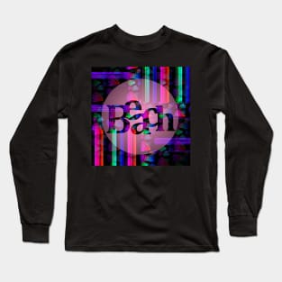 Beach Design Abstract Long Sleeve T-Shirt